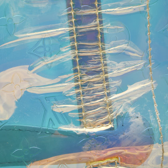 LOUIS VUITTON Monogram Prism Christopher GM Backpack M44766 Clear Transparent PV - Picture 4 of 9